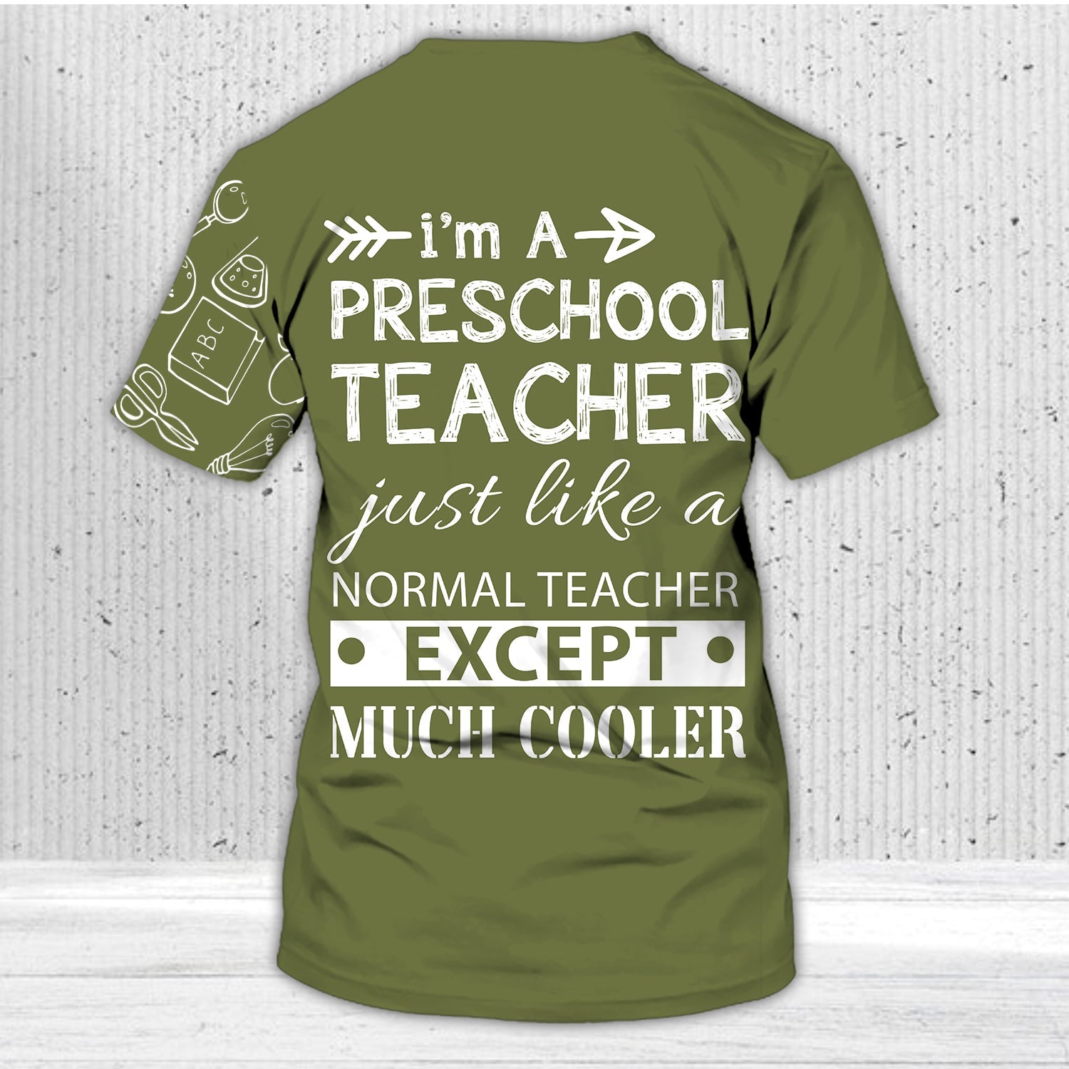 3D All Over Print Teacher Shirt/ Personalized Shirt - Gift For Teacher Graphic Design 3D Printed Shirts