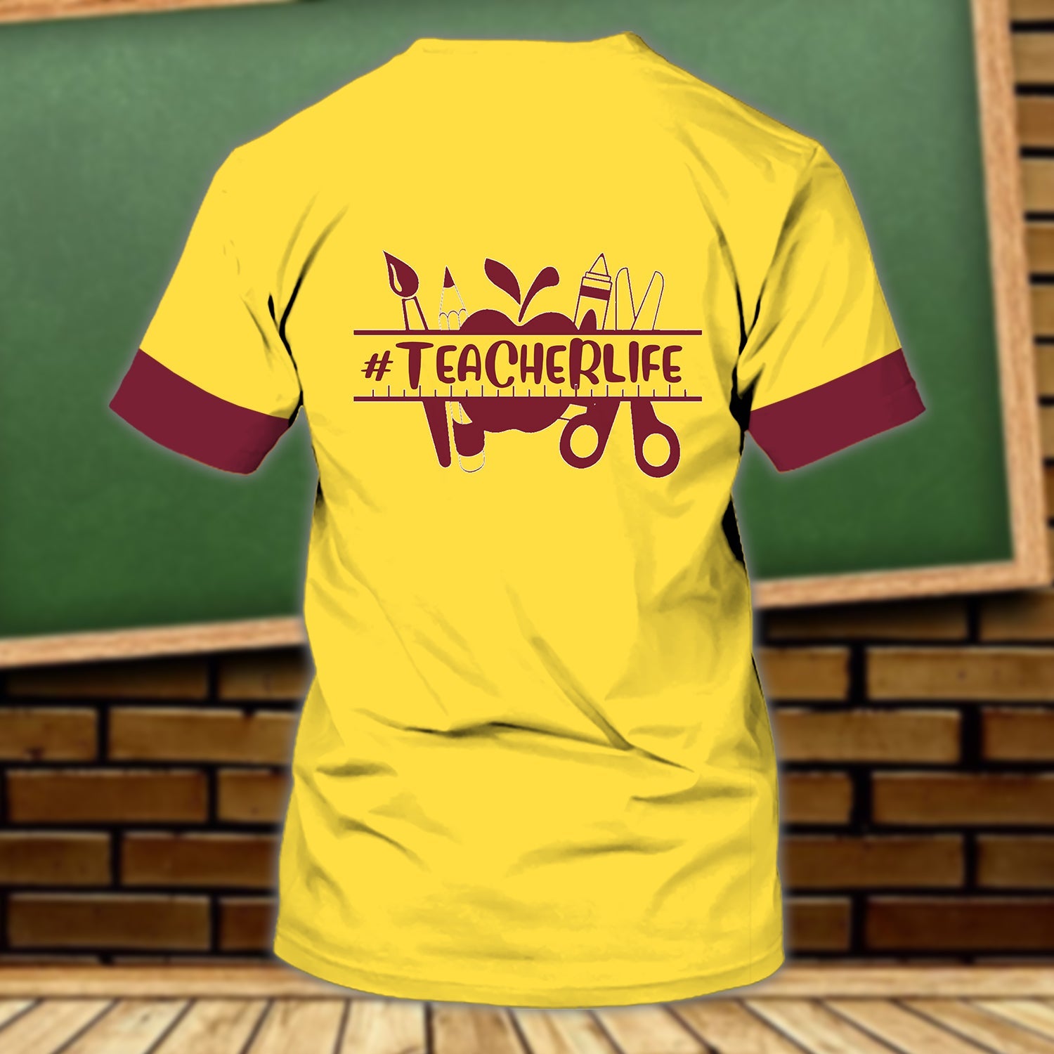 Teacher Team Tshirt/ Personalized Shirt/ Teacher Gift/ Teacher Graphic Design 3D Printed TShirt (Non Workwear)