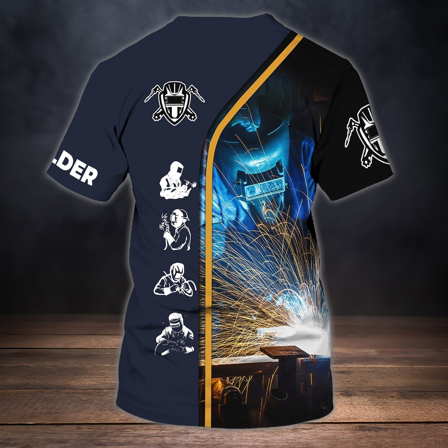 Personalized Cool Welder T Shirt/ 3D All Over Printed Best Shirts For Welder/ Welding Shirt