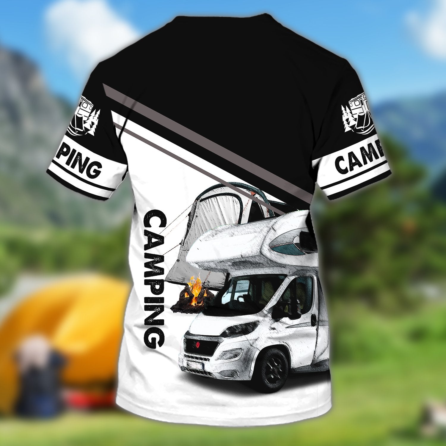 Personalized Mens Camping Shirt/ 3D All Over Print Women Shirt Camping/ Camping Shirts