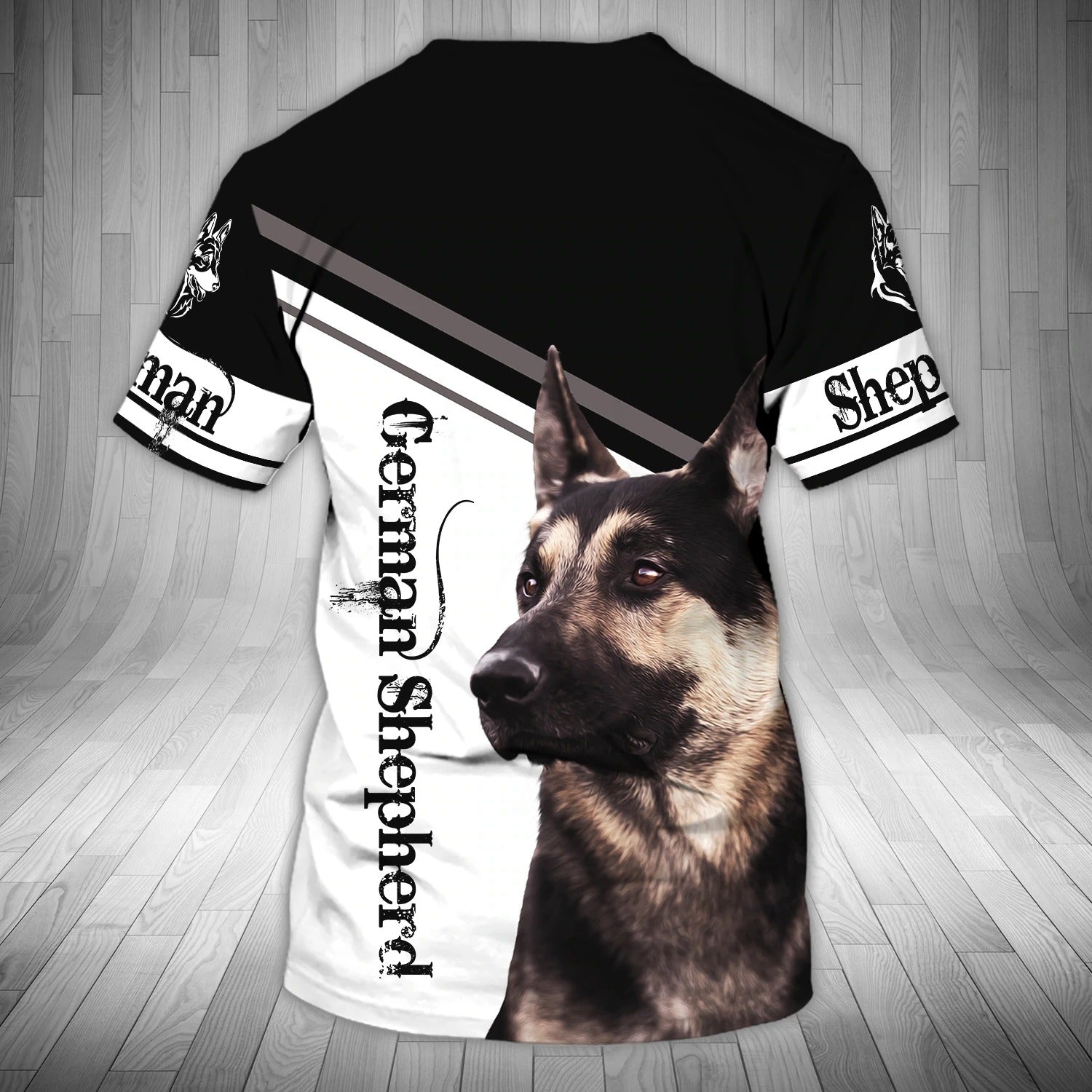 Personalized 3D All Over Printed Dog Tshirt For Men And Women/ Love German Shepherd Shirts In Us Flag/ Dog In Tshirt