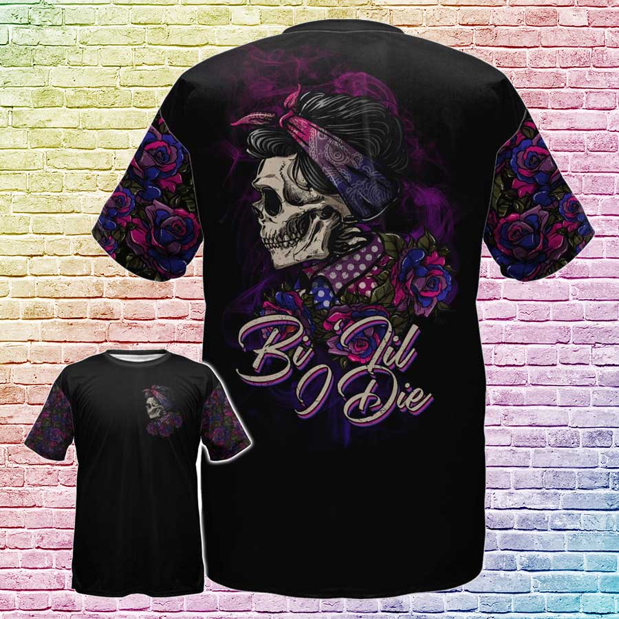 Bisexual Shirt LGBT Bi Til I Die 3D All Over Printed Shirts For LGBT Pride Month/ Bi Sexual Shirt