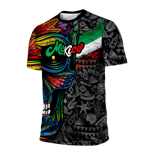 3D All Over Print Mexico Shirt/ Mexico Pattern Color Gift For Him Her