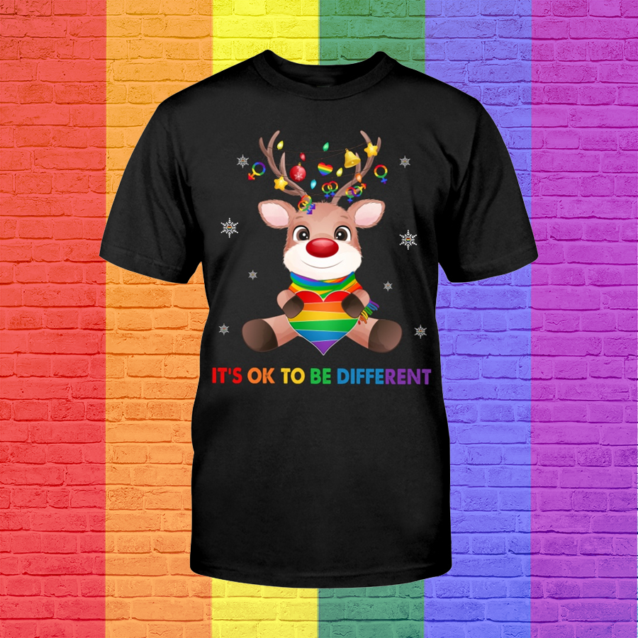 It Is Ok To Be Different T Shirt For Pride Month/ Gaymer Shirts/ Pride Ally Tee Shirt