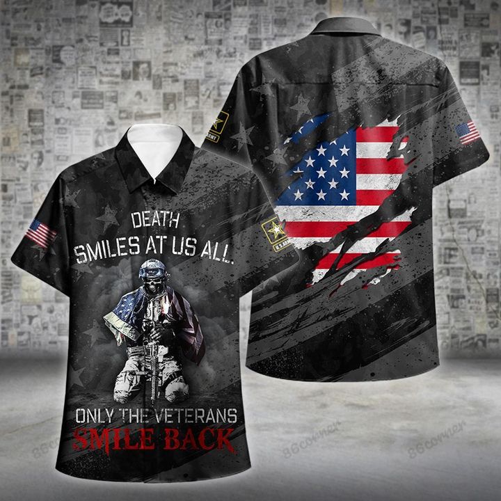 Veterans Smile Back Hawaii Shirt/ Summer aloha shirt/ Gift for summer