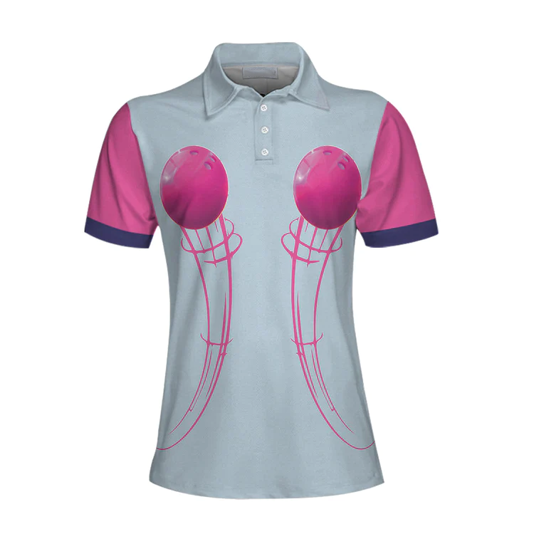 Watch Out This Girl Knows How To Handle Her Balls Bowling Short Sleeve Women Polo Shirt/ Bowling Polo Shirt Design Coolspod