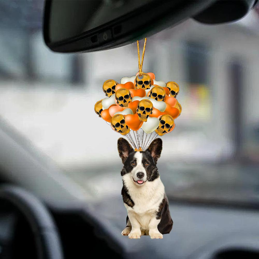 Welsh Corgi Halloween Car Ornament Dog Ornament For Halloween