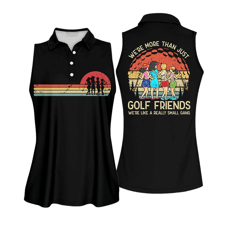 Were More Than Just Golf Friends Vintage Sleeveless Polo Shirt Polo Shirt