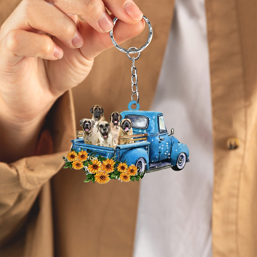 English Mastiff Take The Trip Keychain Dog Keychain Coolspod