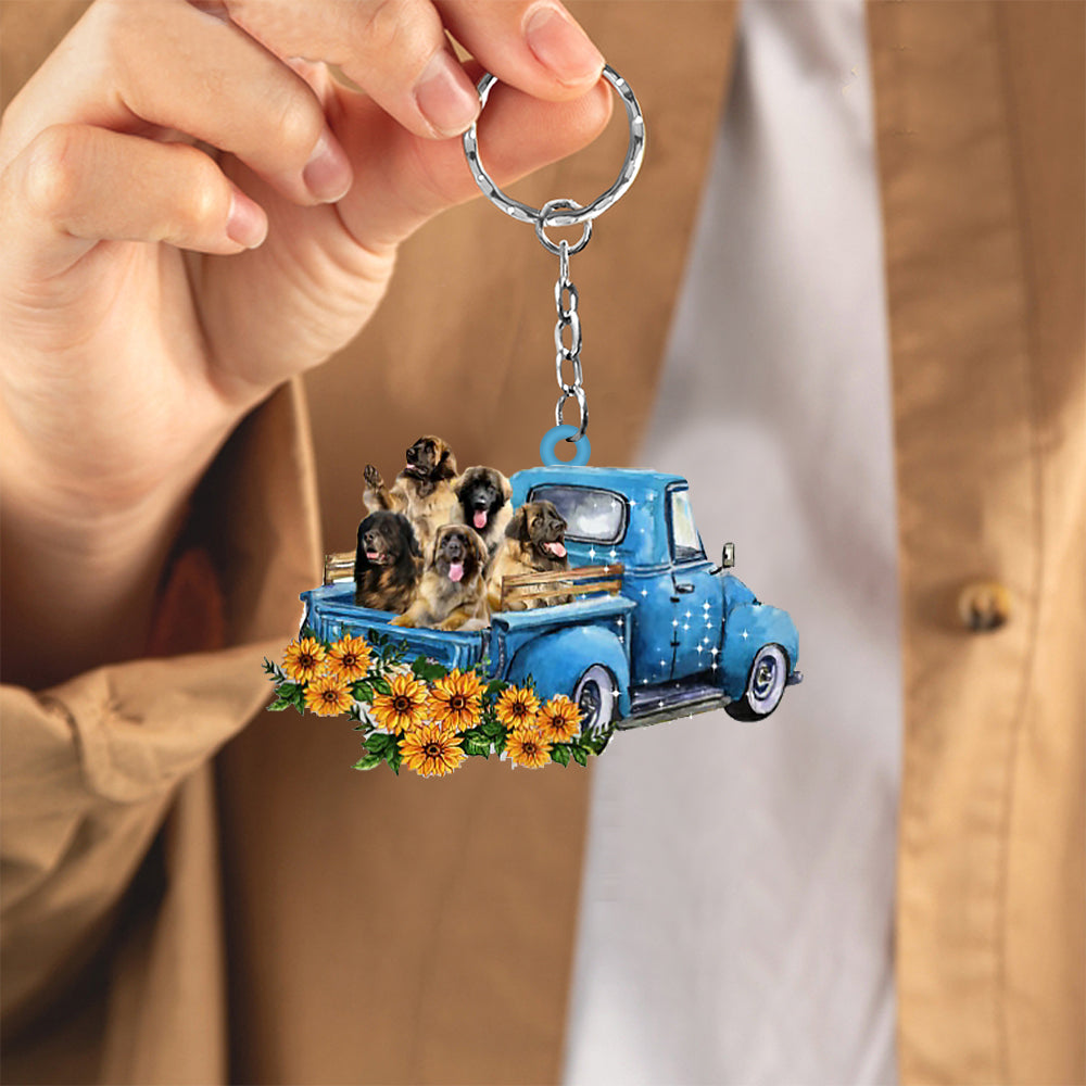 Leonberger Take The Trip Keychain Dog Keychain Coolspod