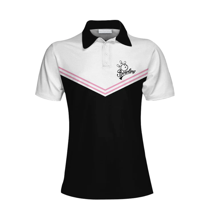 Yes I Do Bowl Like A Girl Try To Keep Up Bowling Short Sleeve Women Polo Shirt/ Bowling Shirt For Ladies Coolspod