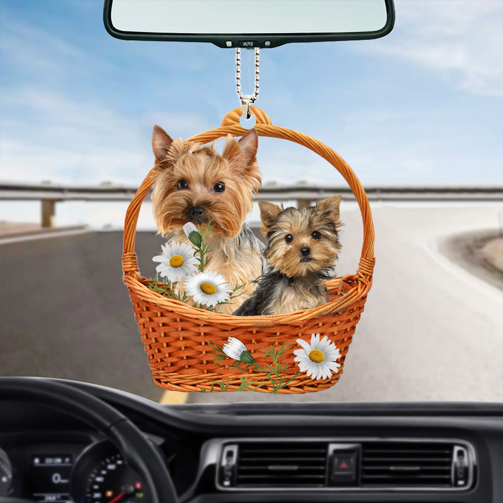 Yorkshire Terrier Dog God''S Gifts Car Hanging Ornament Christmas Tree Hanging Ornaments