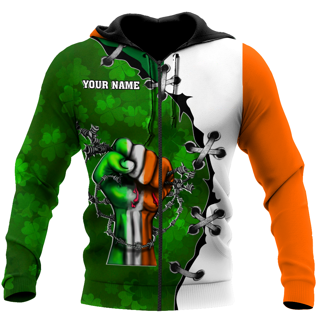 3D All Over Print Pride Is Irishman Lucky Shirt/ Personalized St. Patrick