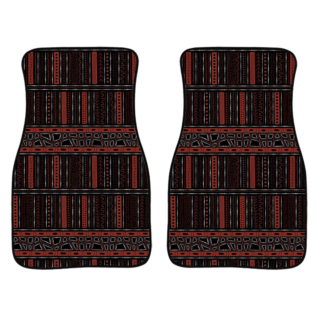Aboriginal Indigenous Pattern Print Front And Back Car Floor Mats/ Front Car Mat