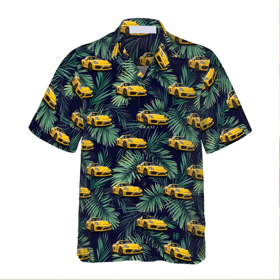 Custom Tropical Car Hawaiian Shirt/ Summer gift Hawaiian Shirt For Men