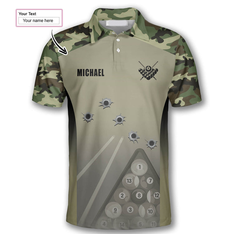 Patriotic Custom Billiard Shirts for Men/ Custom Billiard Shirts for Team/ Billiard Polo Shirts