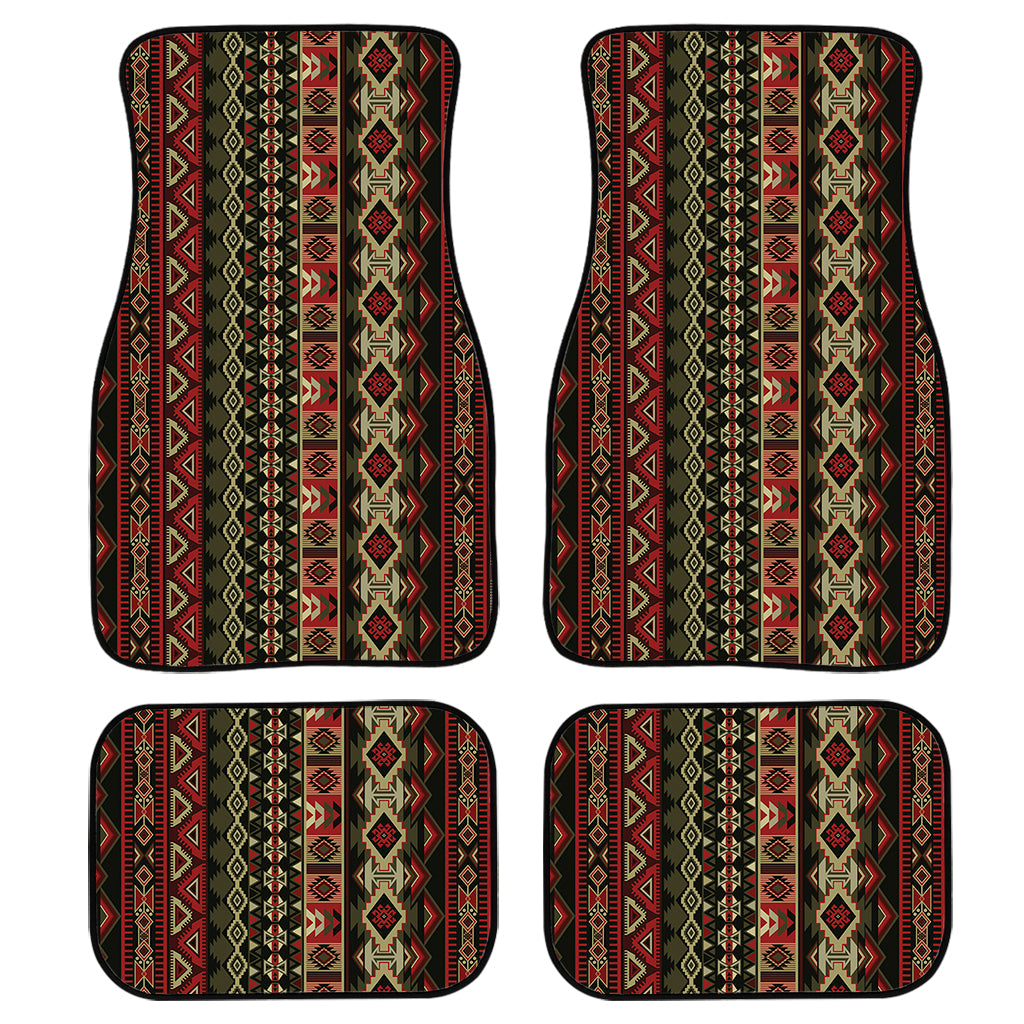 African Ethnic Pattern Print Front And Back Car Floor Mats/ Front Car Mat