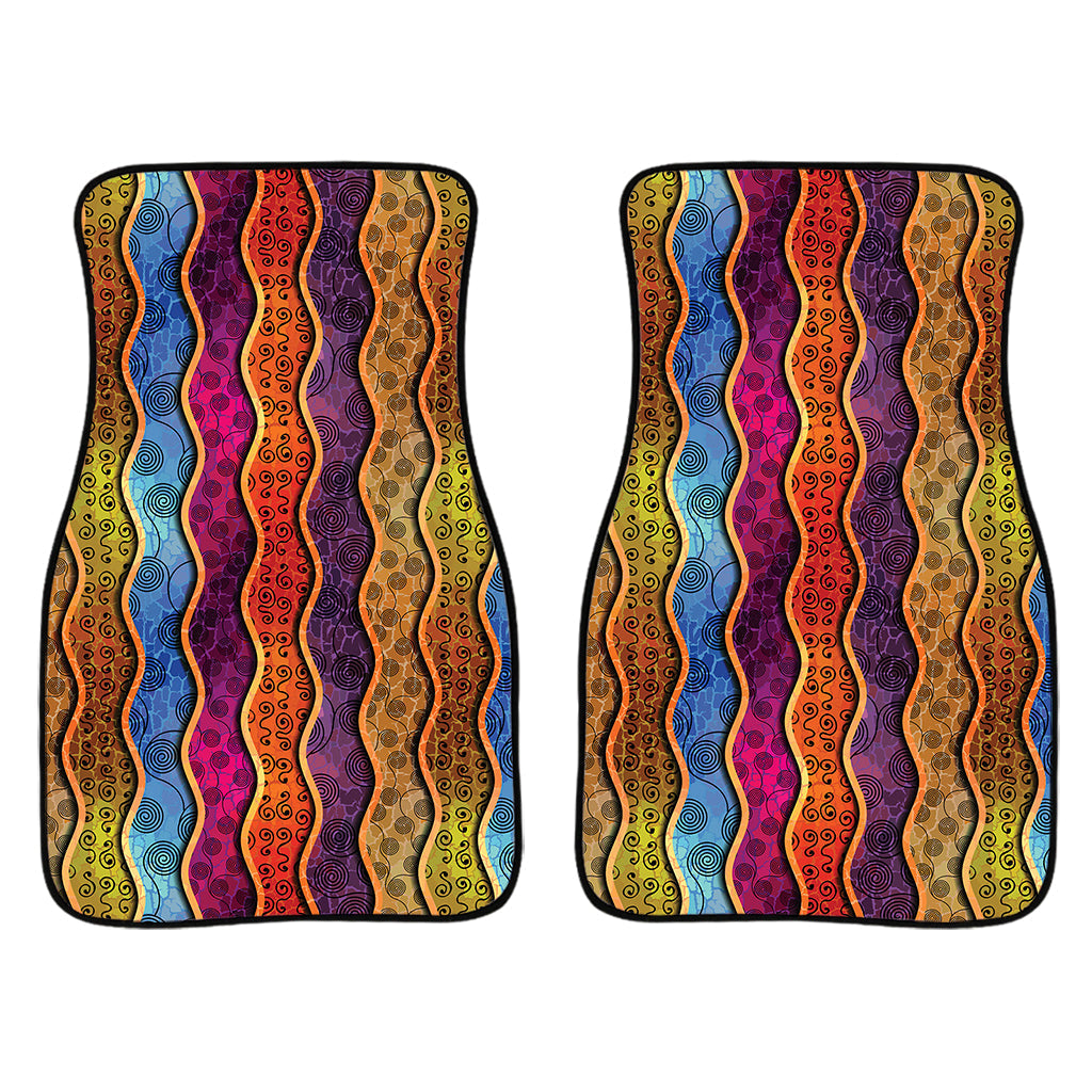Afro Ethnic Inspired Print Front And Back Car Floor Mats/ Front Car Mat