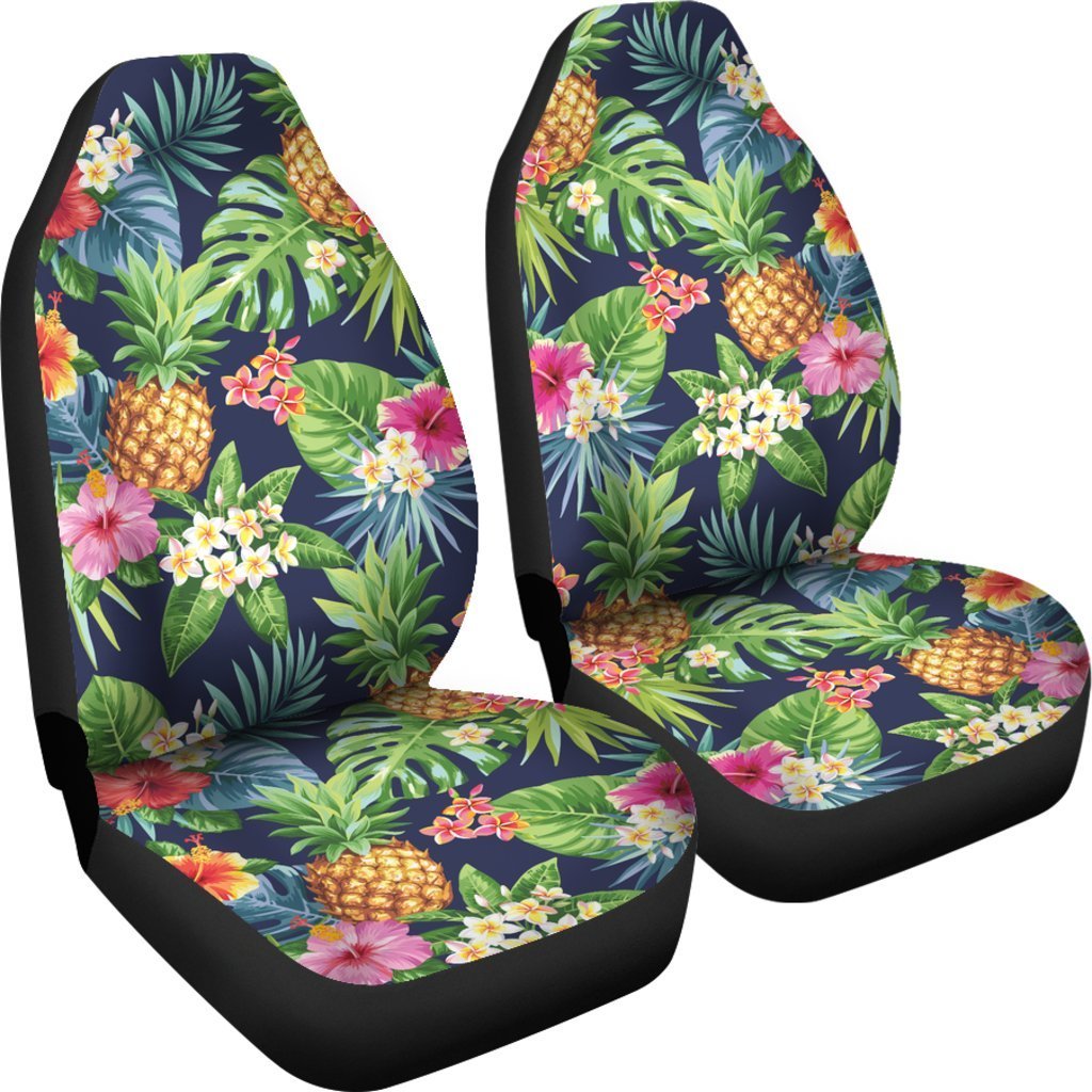 Aloha Hawaii Tropical Pattern Print Universal Fit Car Seat Covers
