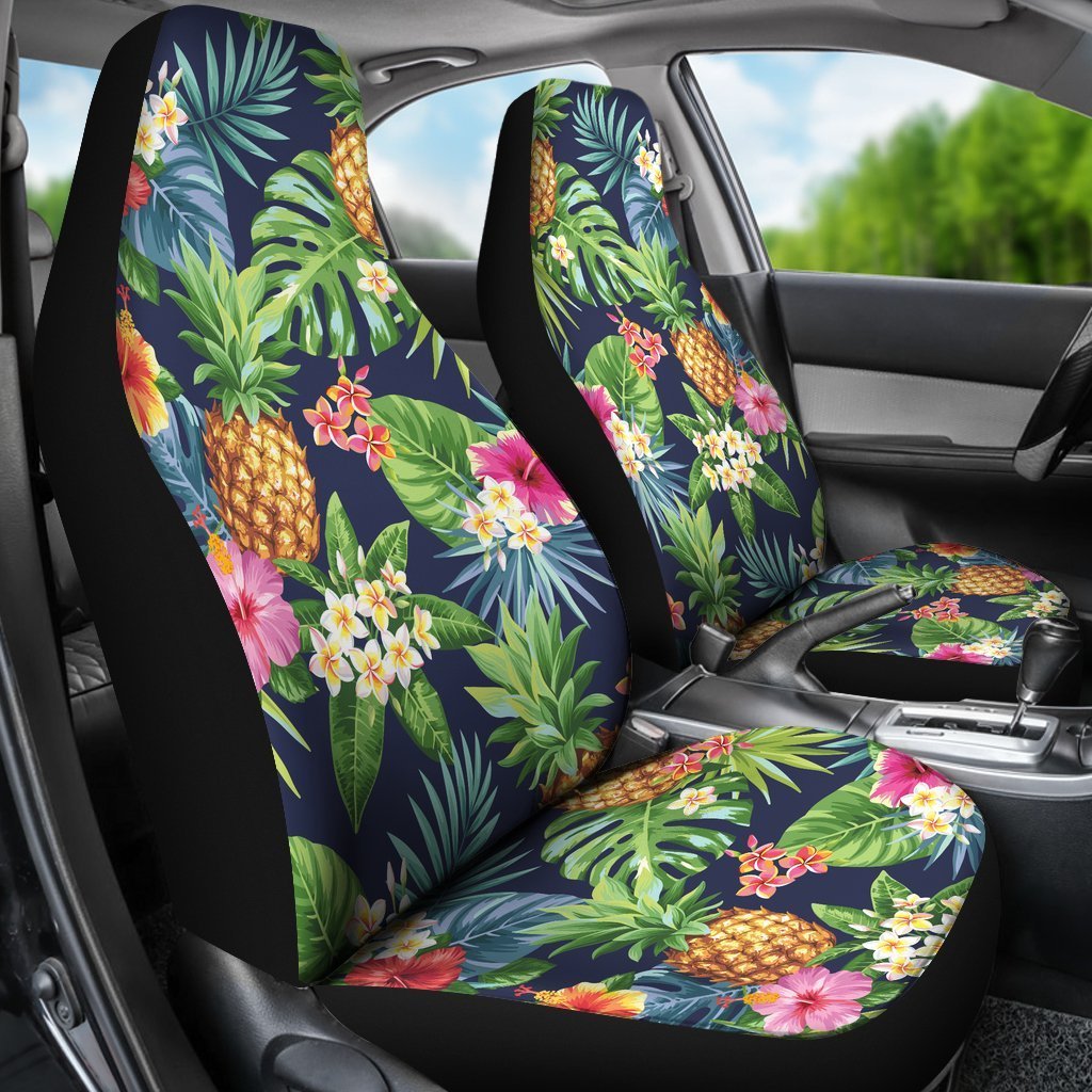 Aloha Hawaii Tropical Pattern Print Universal Fit Car Seat Covers