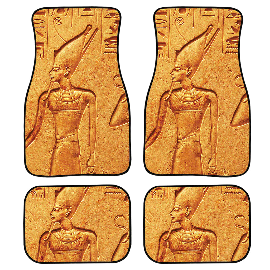 Ancient Egyptian Gods Print Front And Back Car Floor Mats/ Front Car Mat