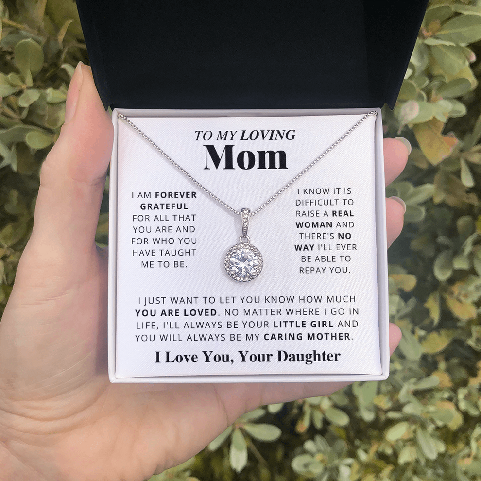 To My Mom Eternal Necklace from Daughter/ I