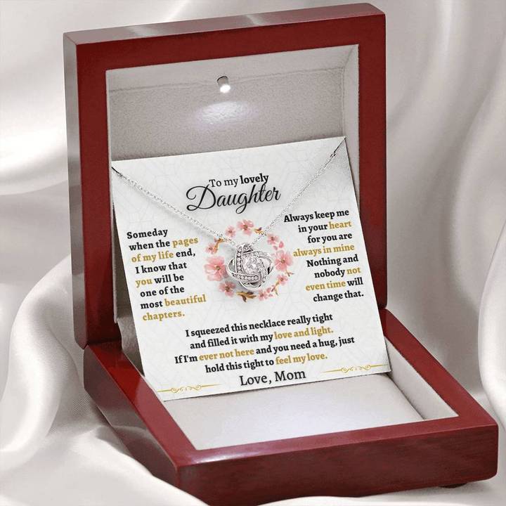 To my Daughter Necklace/ Some Day When Pages Of My Life End You