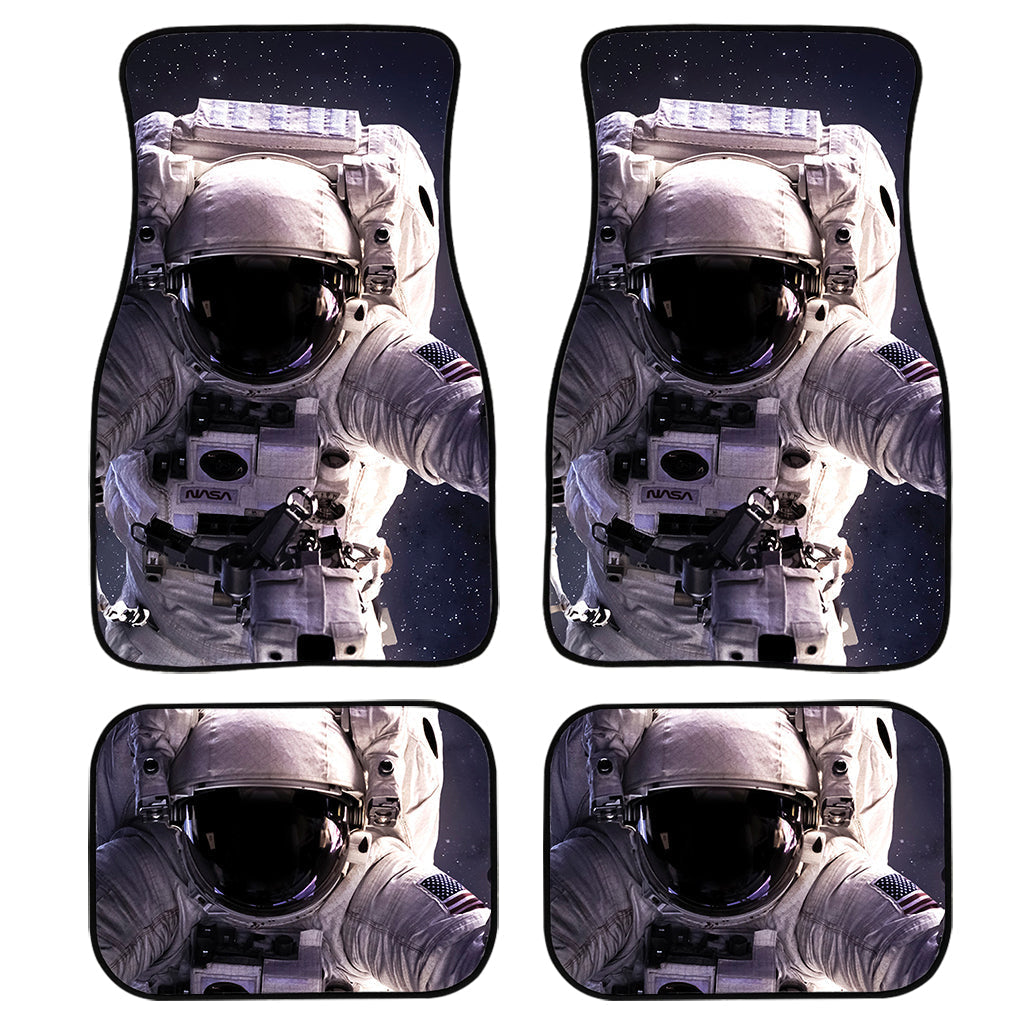Astronaut Floating In Outer Space Print Front And Back Car Floor Mats/ Front Car Mat