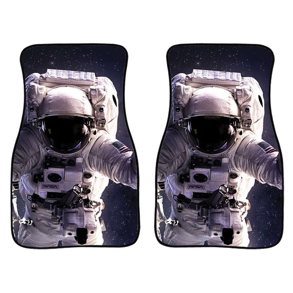 Astronaut Floating In Outer Space Print Front And Back Car Floor Mats/ Front Car Mat