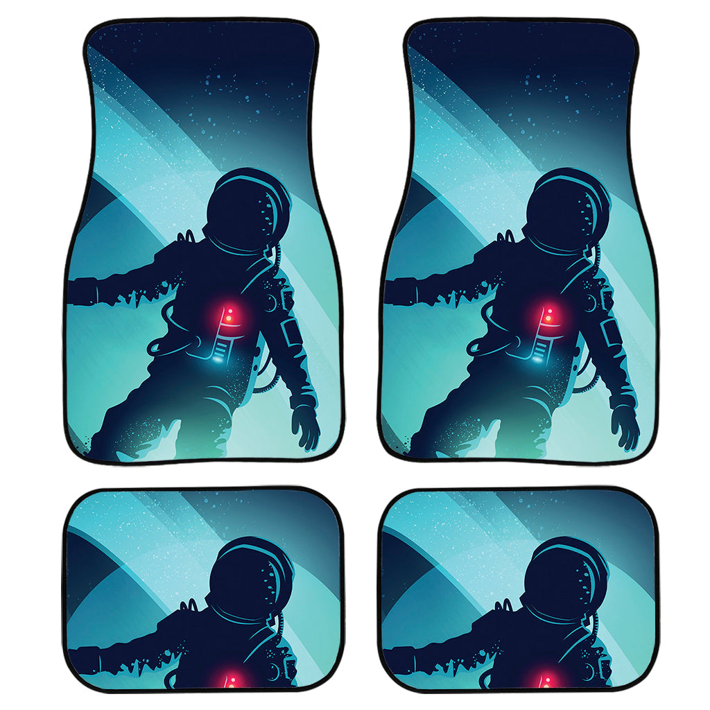 Astronaut Floating Through Space Print Front And Back Car Floor Mats/ Front Car Mat