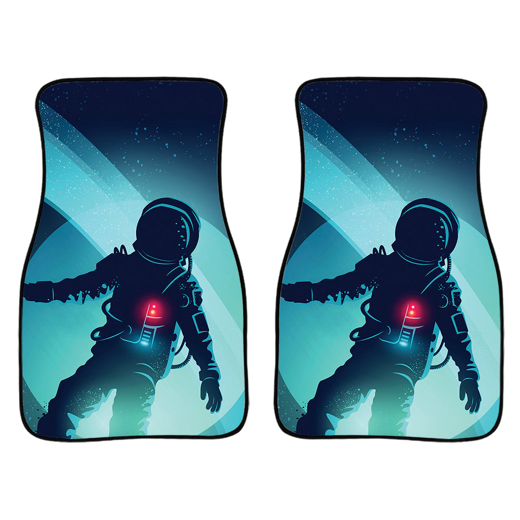 Astronaut Floating Through Space Print Front And Back Car Floor Mats/ Front Car Mat
