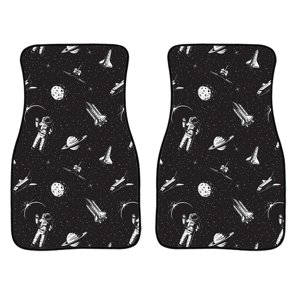Astronaut In Space Pattern Print Front And Back Car Floor Mats/ Front Car Mat