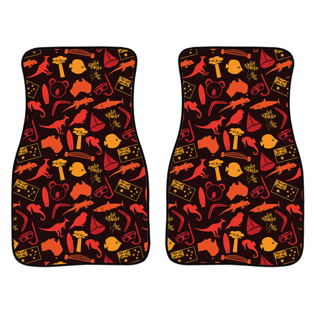 Australia Country Pattern Print Front And Back Car Floor Mats/ Front Car Mat