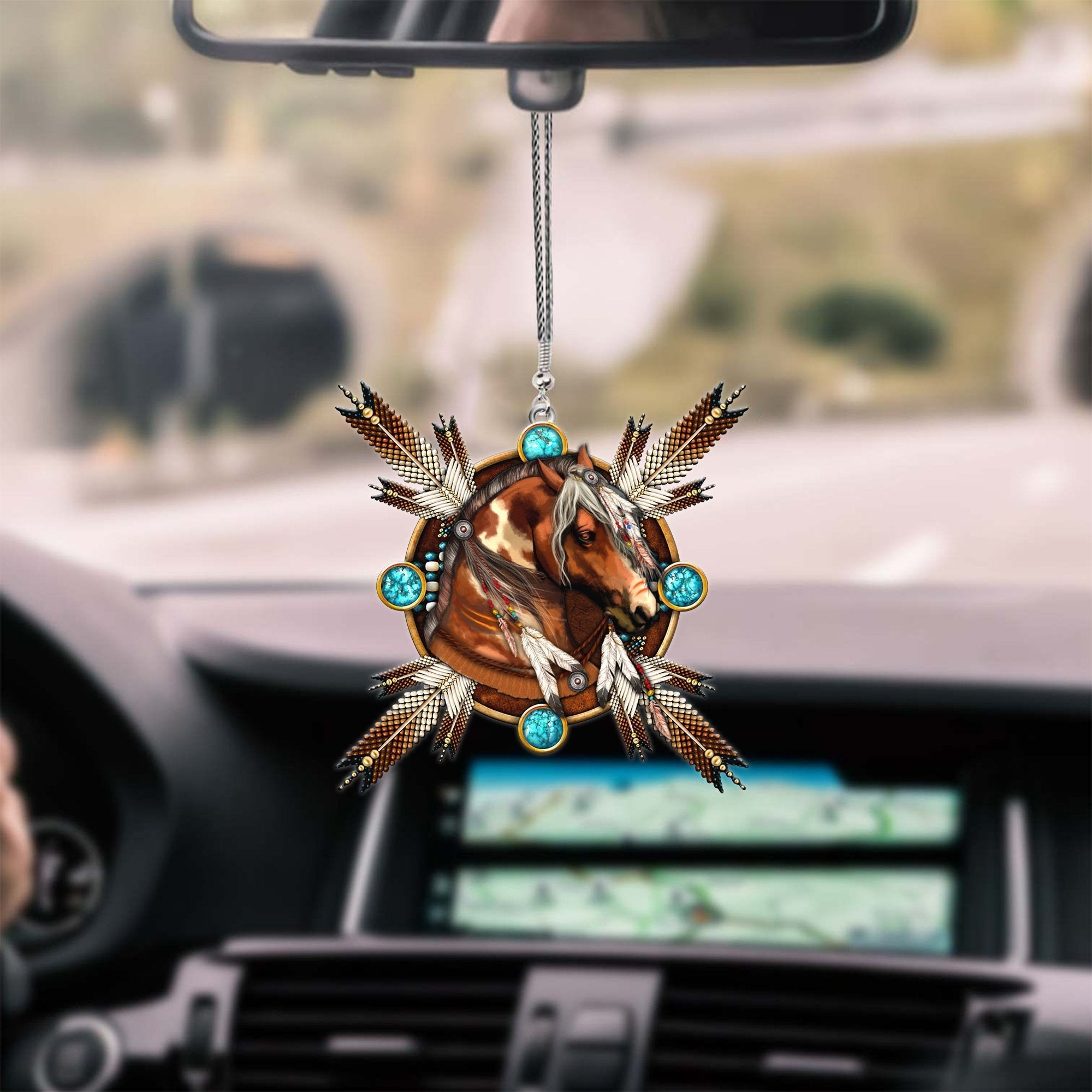 Native American Car Hanging Ornament/ Interior Gift For New Car