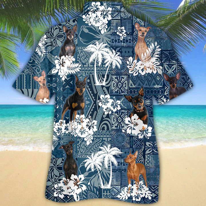Miniature Pinscher Hawaiian Shirt