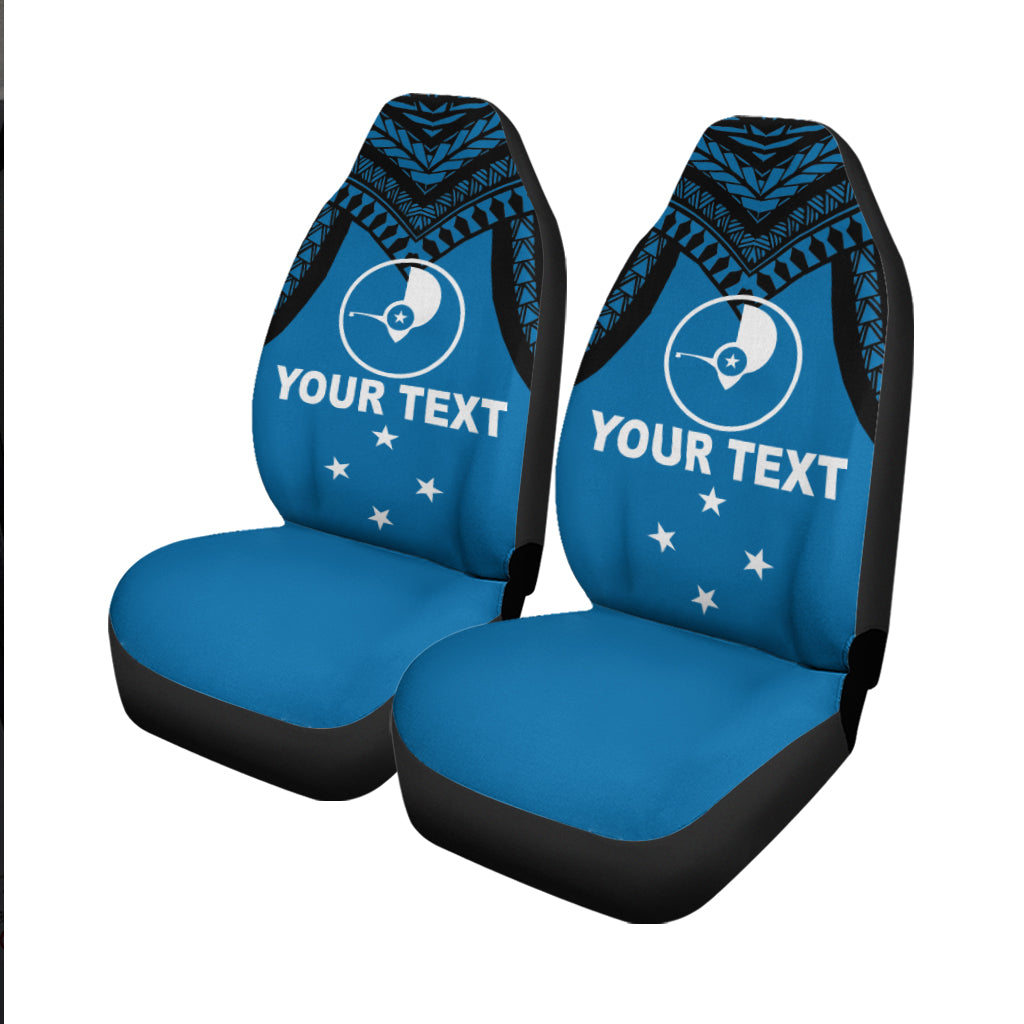 Custom Micronesia Yap Proud Yapese Car Seat Covers