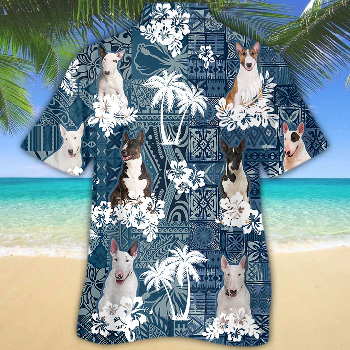 Bull Terrier Hawaiian Shirt