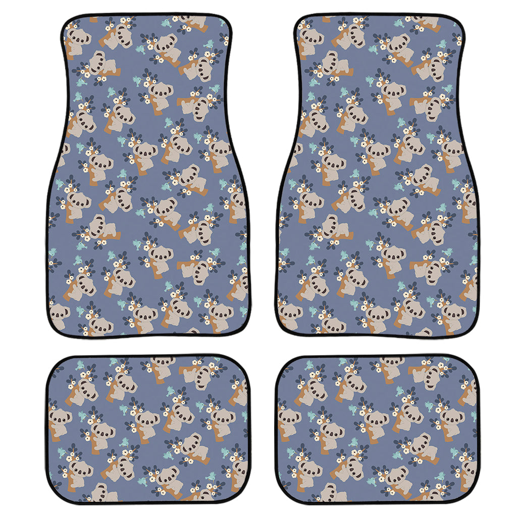 Baby Koala Pattern Print Front And Back Car Floor Mats/ Front Car Mat