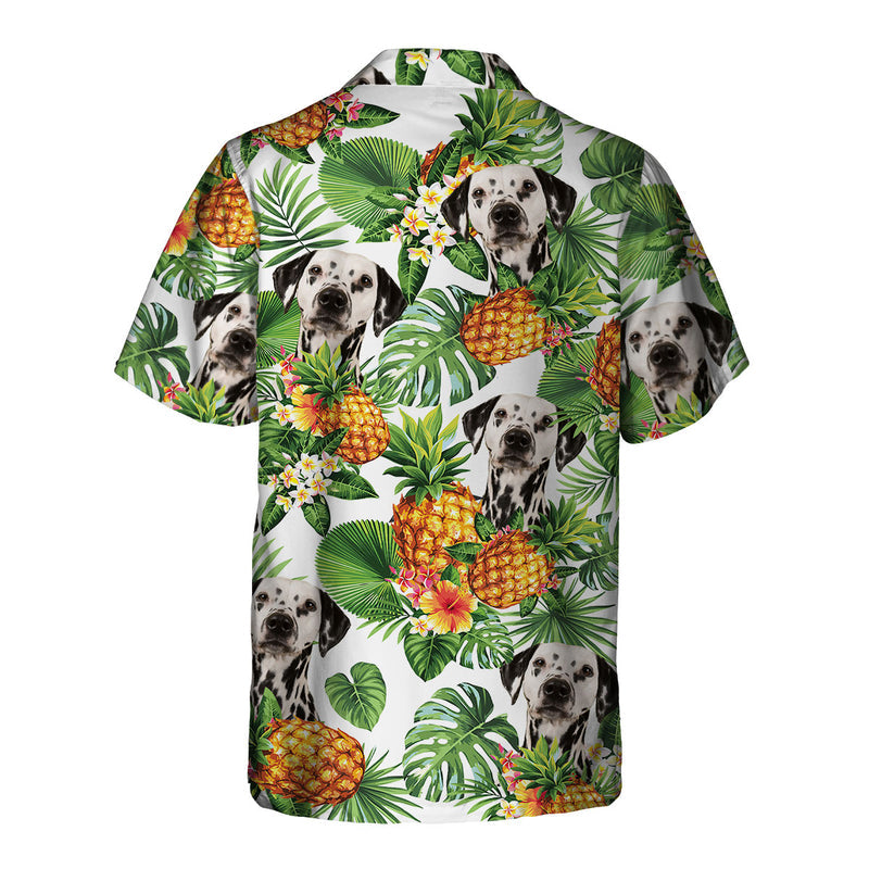 Dalmatian Tropical Pattern Hawaiian Shirt/ Dog lover Hawaiian Shirt/ summer gift for men and women