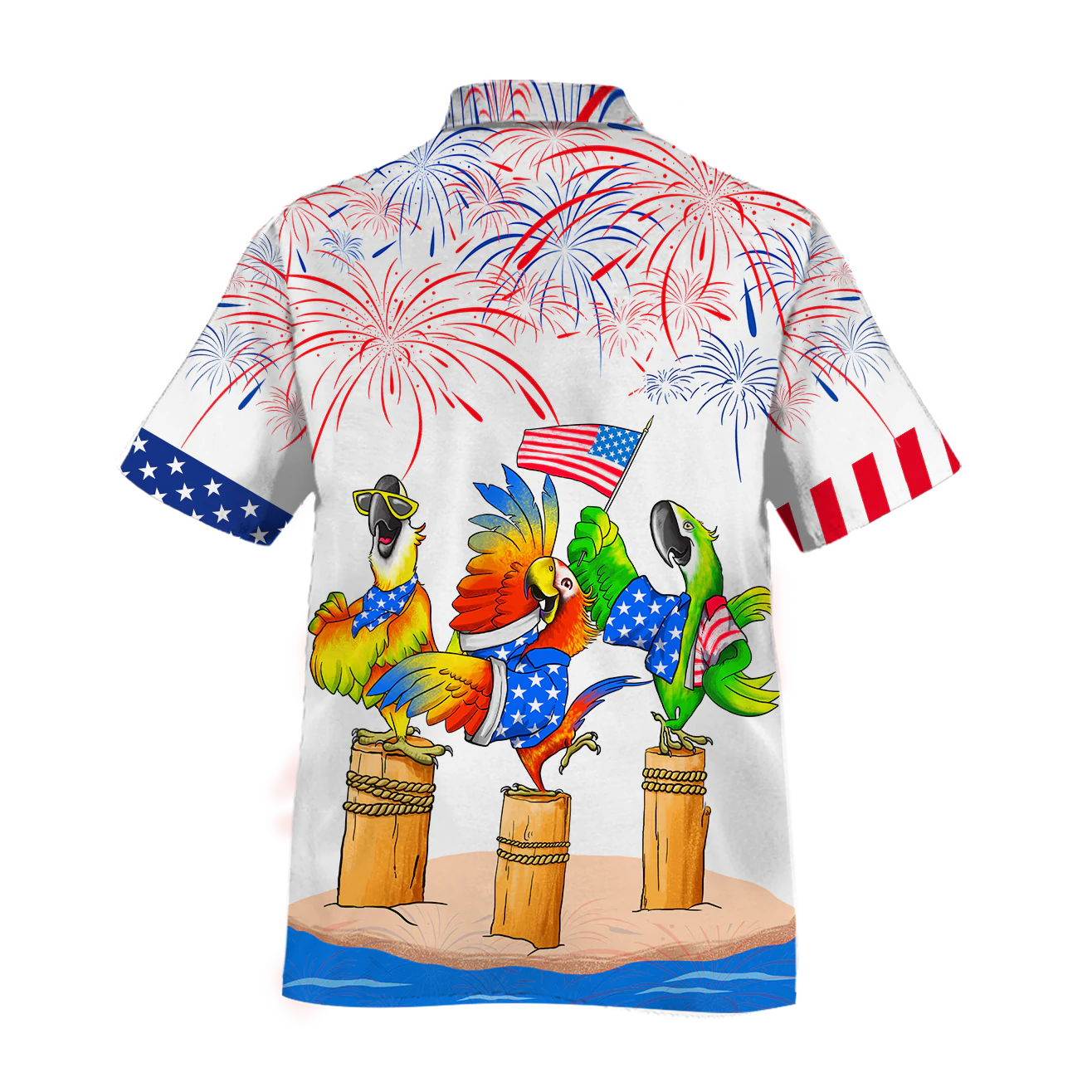Parrot Hawaiian Shirts - Independence Day Is Coming/ Funny Independence Day Gift/ 4Th Of July Funny Hawaii Shirt
