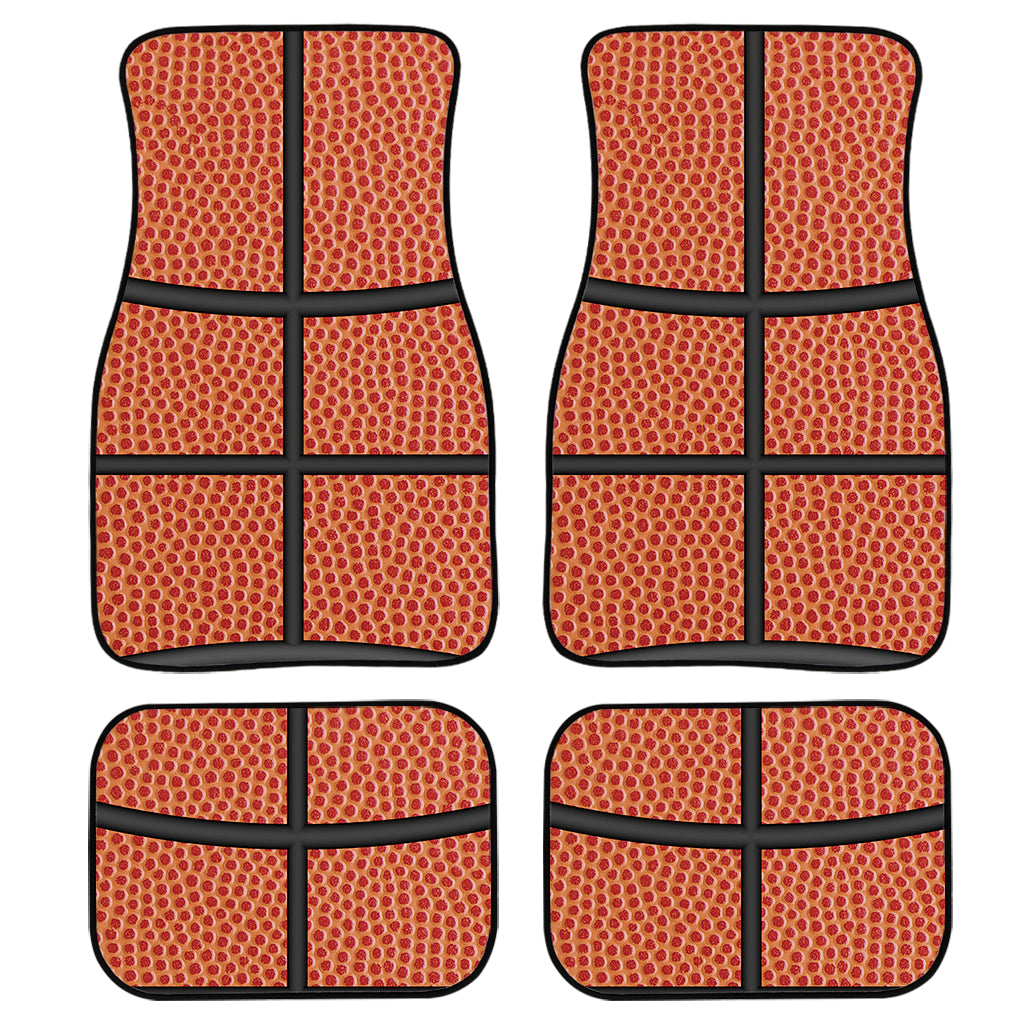 Basketball Ball Texture Print Front And Back Car Floor Mats/ Front Car Mat