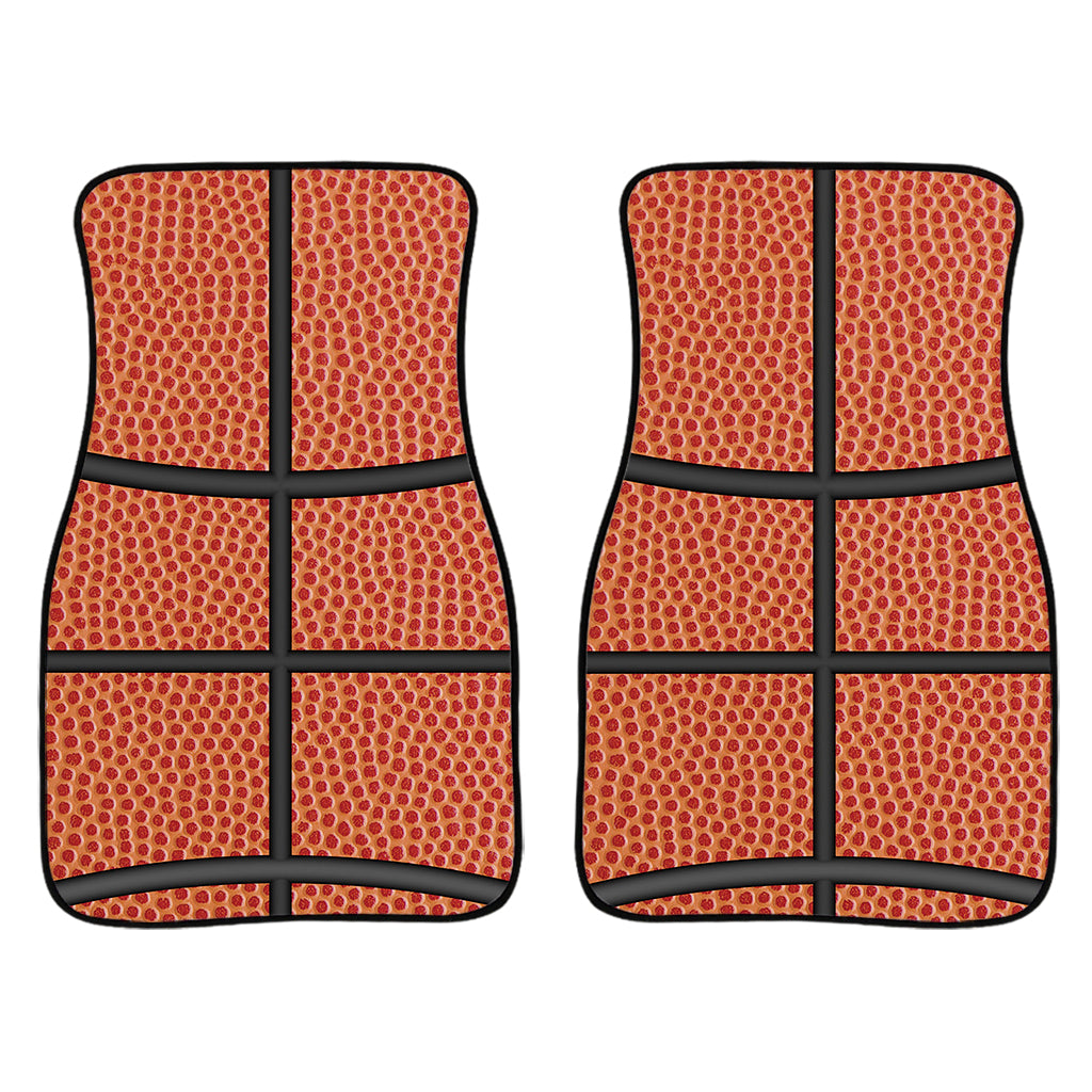 Basketball Ball Texture Print Front And Back Car Floor Mats/ Front Car Mat