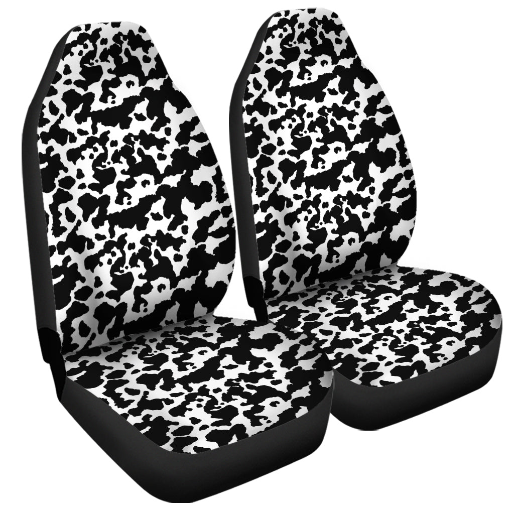 Black And White Cow Pattern Print Universal Fit Car Seat Covers