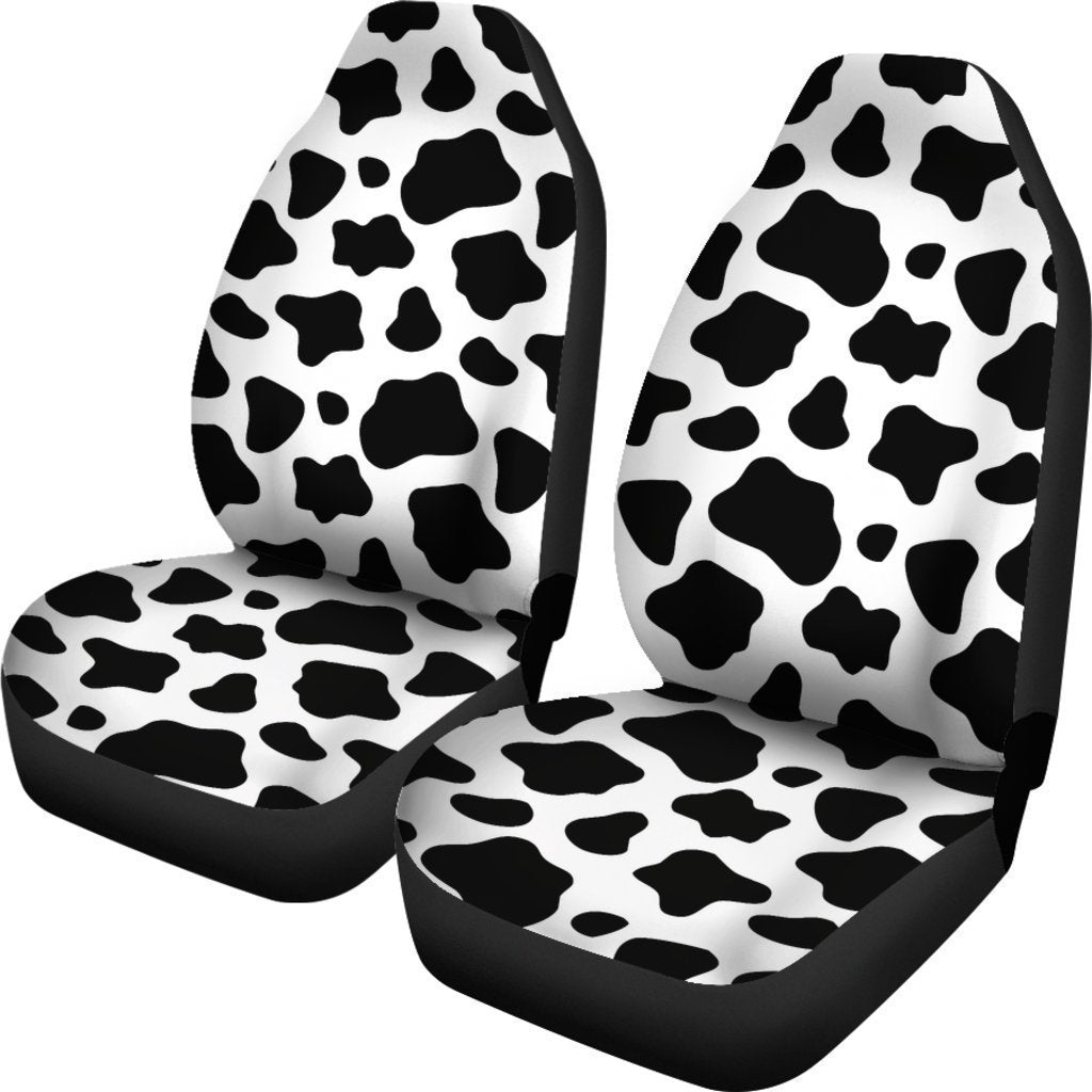 Black And White Cow Print Universal Fit Car Seat Covers Coolspod