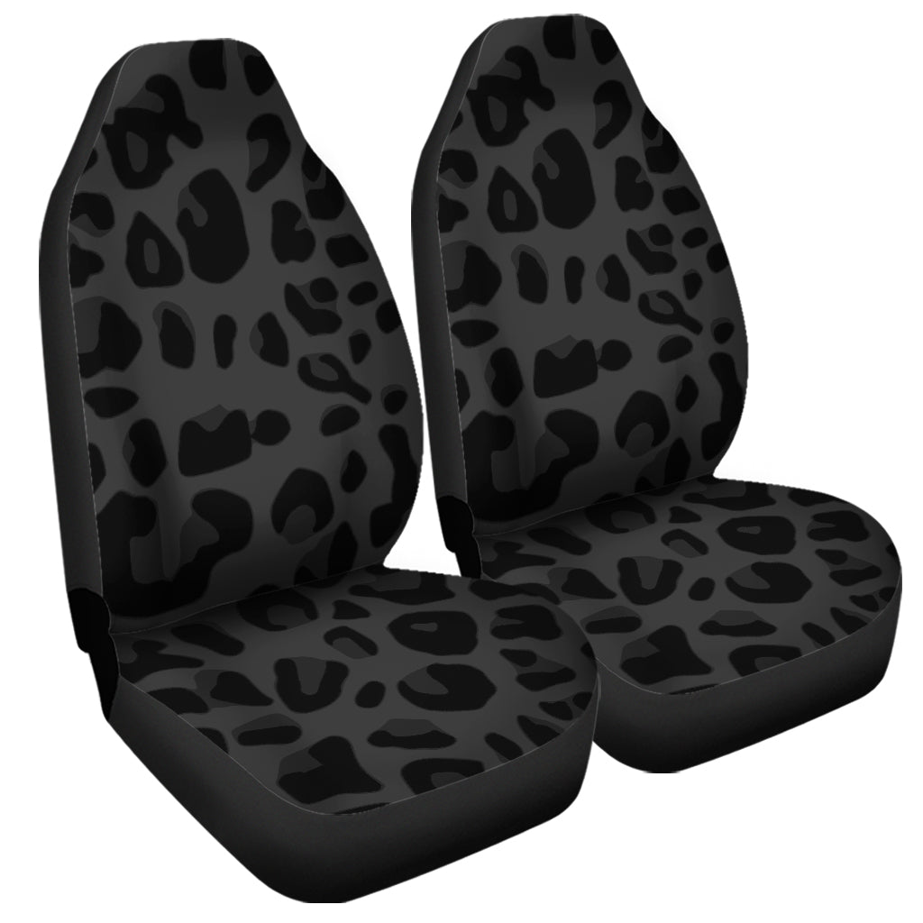 Black Leopard Print Universal Fit Car Seat Covers