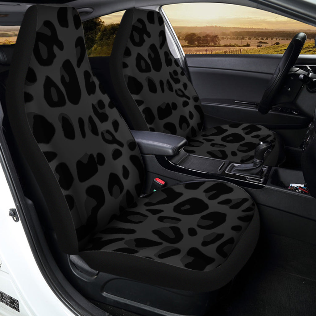 Black Leopard Print Universal Fit Car Seat Covers