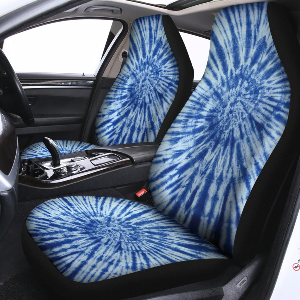 Blue Tie Dye Print Universal Fit Car Seat Covers