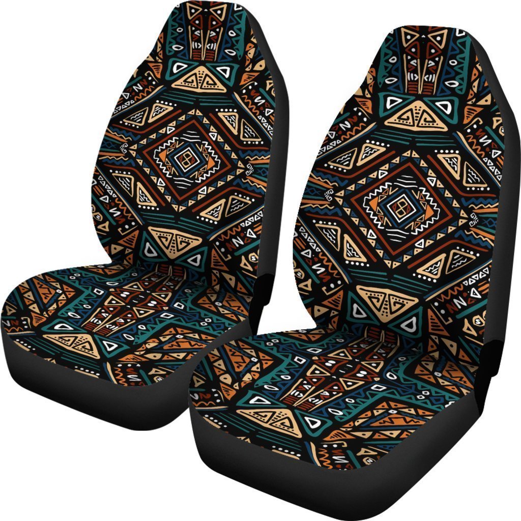 Boho Tribal Aztec Pattern Print Universal Fit Car Seat Covers