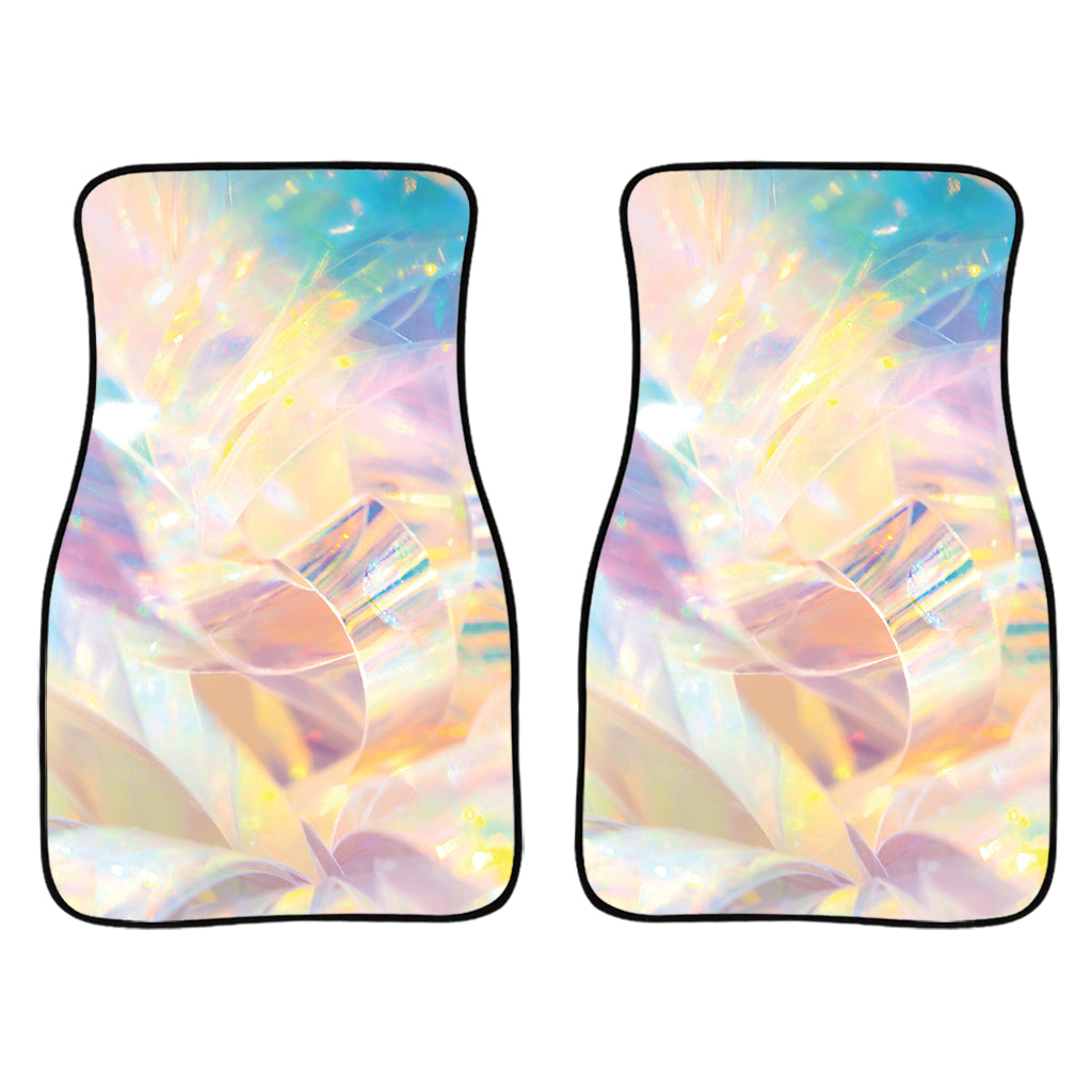 Bright Holographic Print Front And Back Car Floor Mats/ Front Car Mat