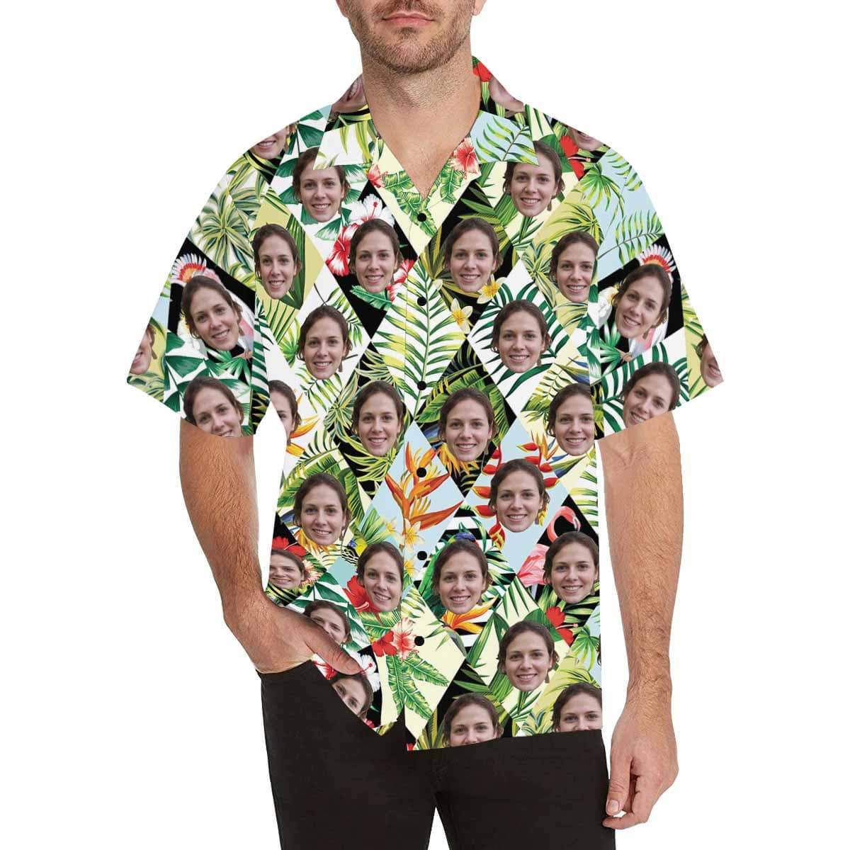 Upload Photo Summer Made Hawaiian Shirts/ Best Idea Gift for Men Women in Summer Vacation